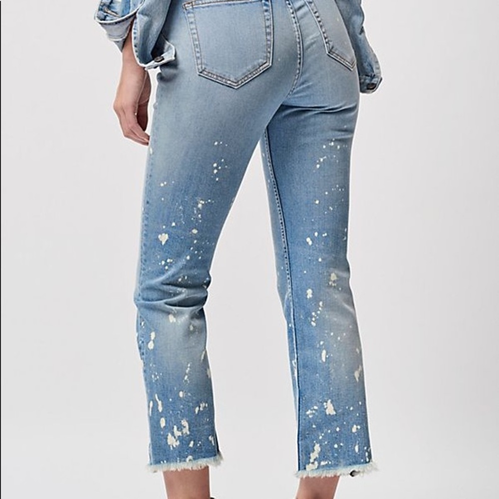 FREE PEOPLE cropped bootcut jean size 28